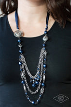Load image into Gallery viewer, All The Trimmings Blue Paparazzi