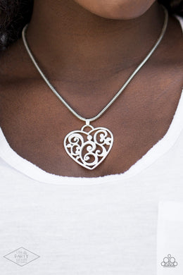 FILIGREE Your Heart With Love - Silver Paparazzi