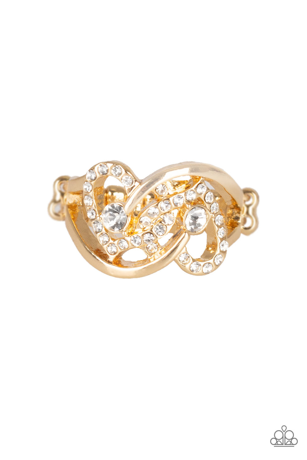Have The World On A Heart String Gold Paparazzi