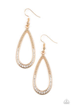Load image into Gallery viewer, Dripping In Diamonds - Gold Paparazzi