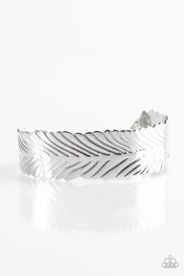 Ruffle Feathers - Silver Paparazzi