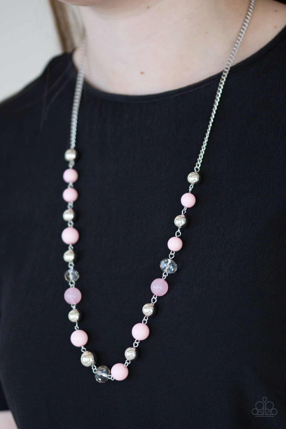Paparazzi Necklace ~ Positively PEARL-escent - Pink – Paparazzi Jewelry |  Online Store | DebsJewelryShop.com