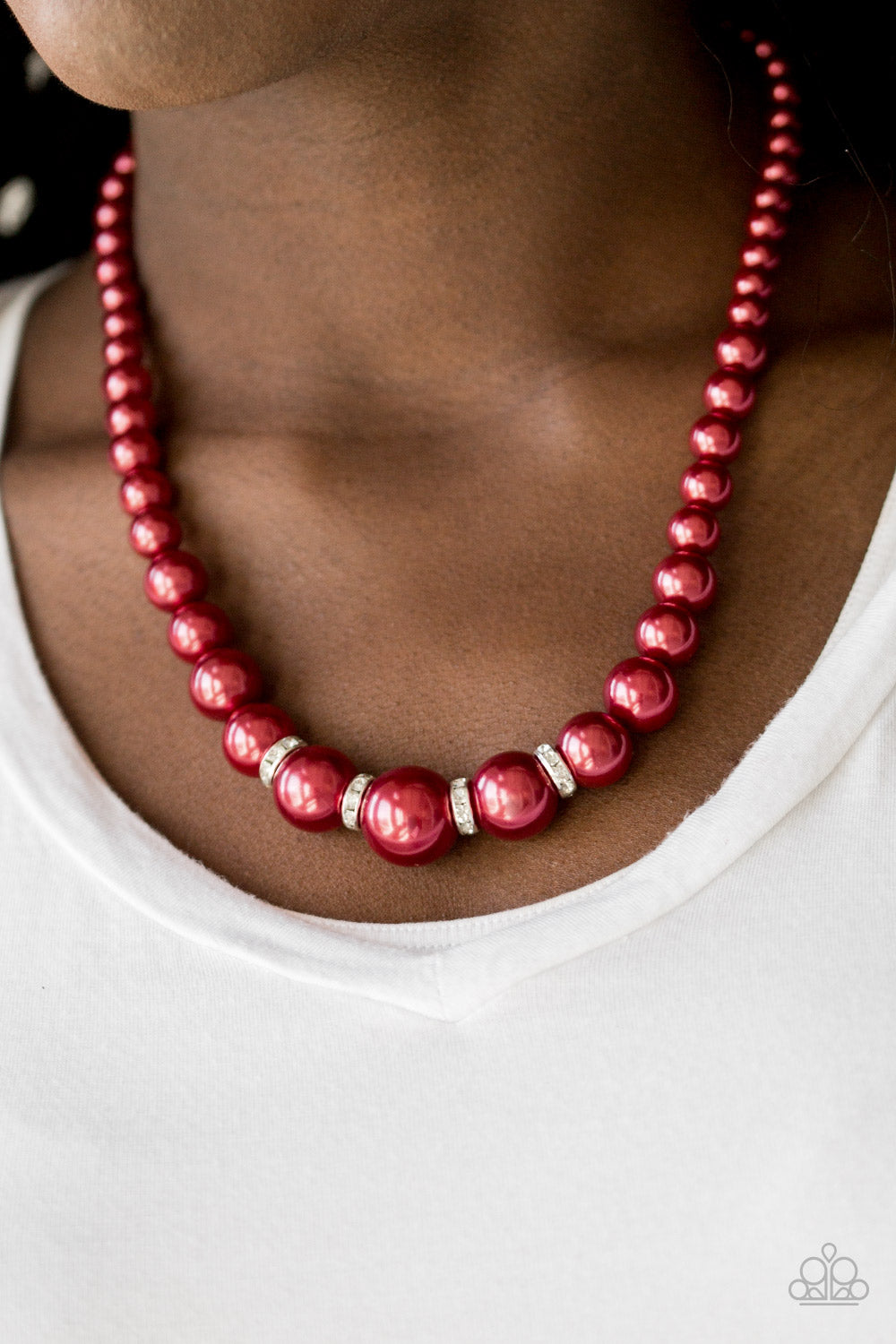 Party Pearls - Red Paparazzi