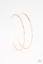 Load image into Gallery viewer, Hooked On Hoops - Rose Gold Paparazzi