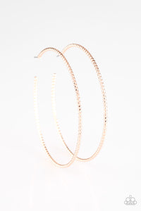Hooked On Hoops - Rose Gold Paparazzi