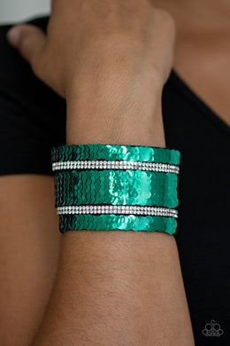 Mermaid Service - Green/Silver Paparazzi