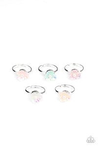 Starlet Shimmer Rings - Iridescent Flowers Paparazzi