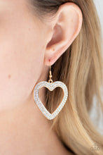 Load image into Gallery viewer, GLISTEN To Your Heart - Gold Paparazzi
