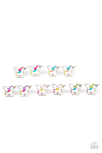 Starlet Shimmer Earrings - Unicorn Post Paparazzi