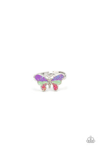 Starlet Shimmer Rings - Glitter Butterfly Paparazzi