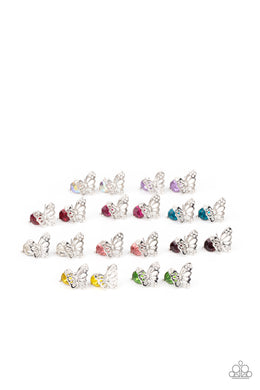 Starlet Shimmer Earrings - Butterfly Post Paparazzi