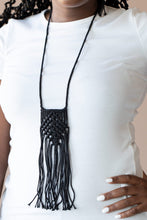 Load image into Gallery viewer, Macrame Mantra - Black Paparazzi
