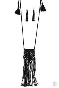 Macrame Mantra - Black Paparazzi