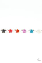 Load image into Gallery viewer, Starlet Shimmer Rings - Glitter Star Paparazzi