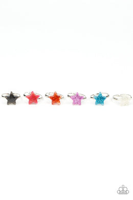Starlet Shimmer Rings - Glitter Star Paparazzi