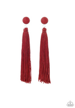 Load image into Gallery viewer, Tightrope Tassle - Red Paparazzi