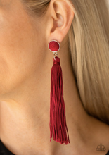 Load image into Gallery viewer, Tightrope Tassel - Red Paparazzi