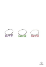 Load image into Gallery viewer, Starlet Shimmer Rings - Rhinestone Love Paparazzi